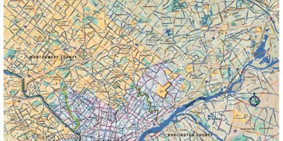 Philly велосипед мапа