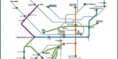 Septa Philly мапа