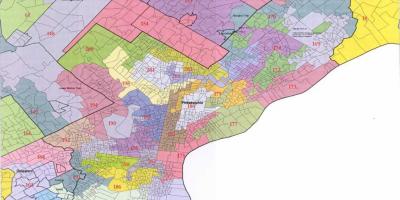 Филаделфија советот област на мапата